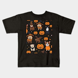 Halloween Dogs Kids T-Shirt